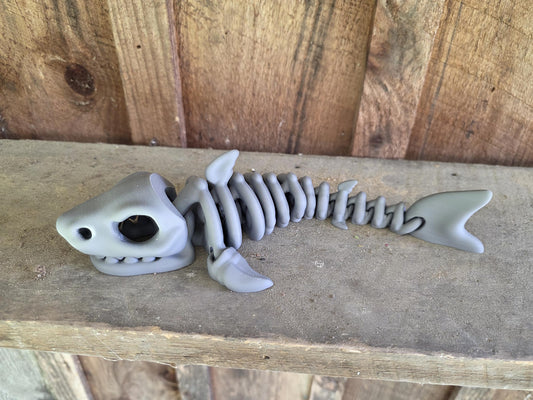 Articulated Skeletal Sharky Toy