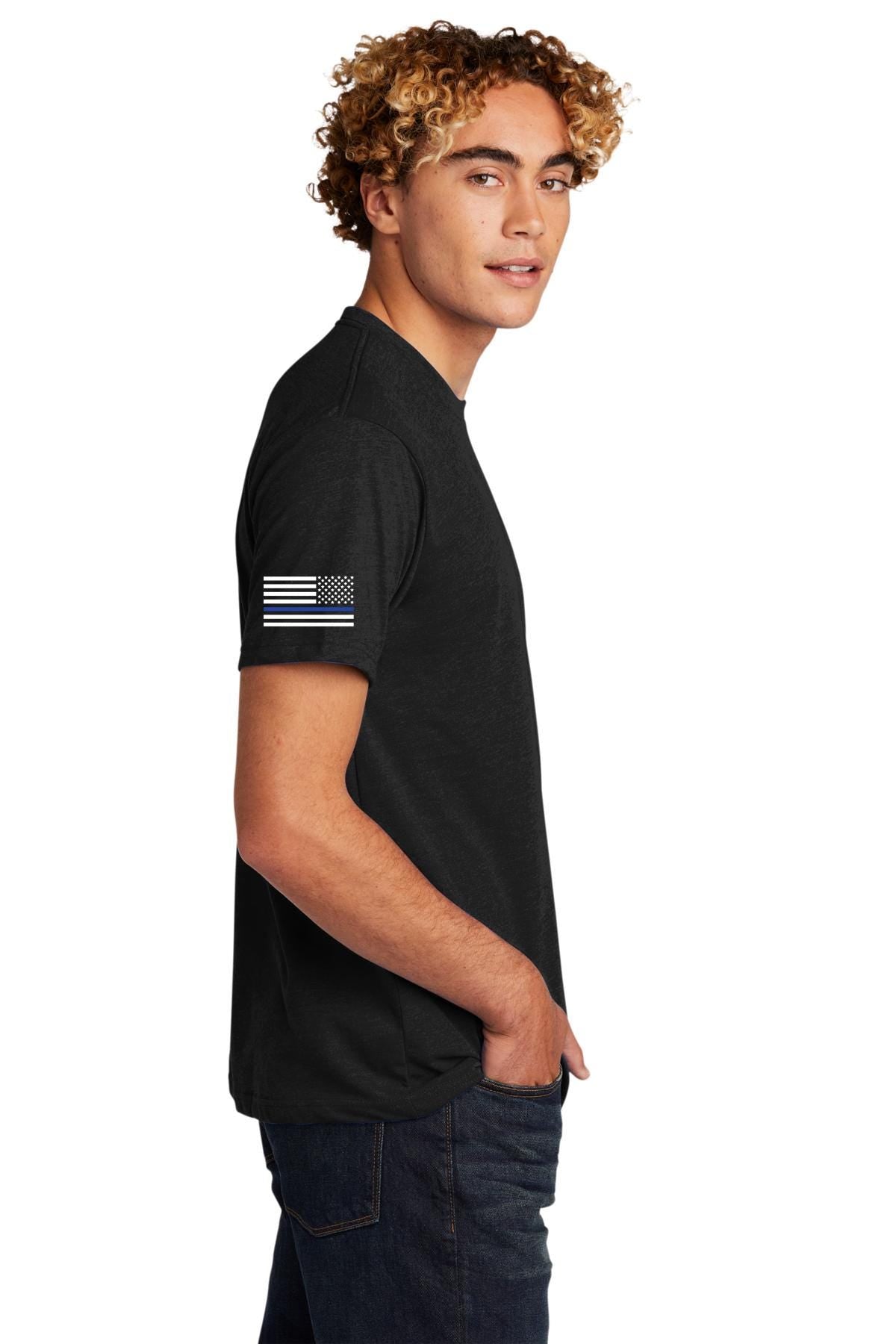 Thin Blue Line Tee - Ultra Soft Graphic T-Shirt