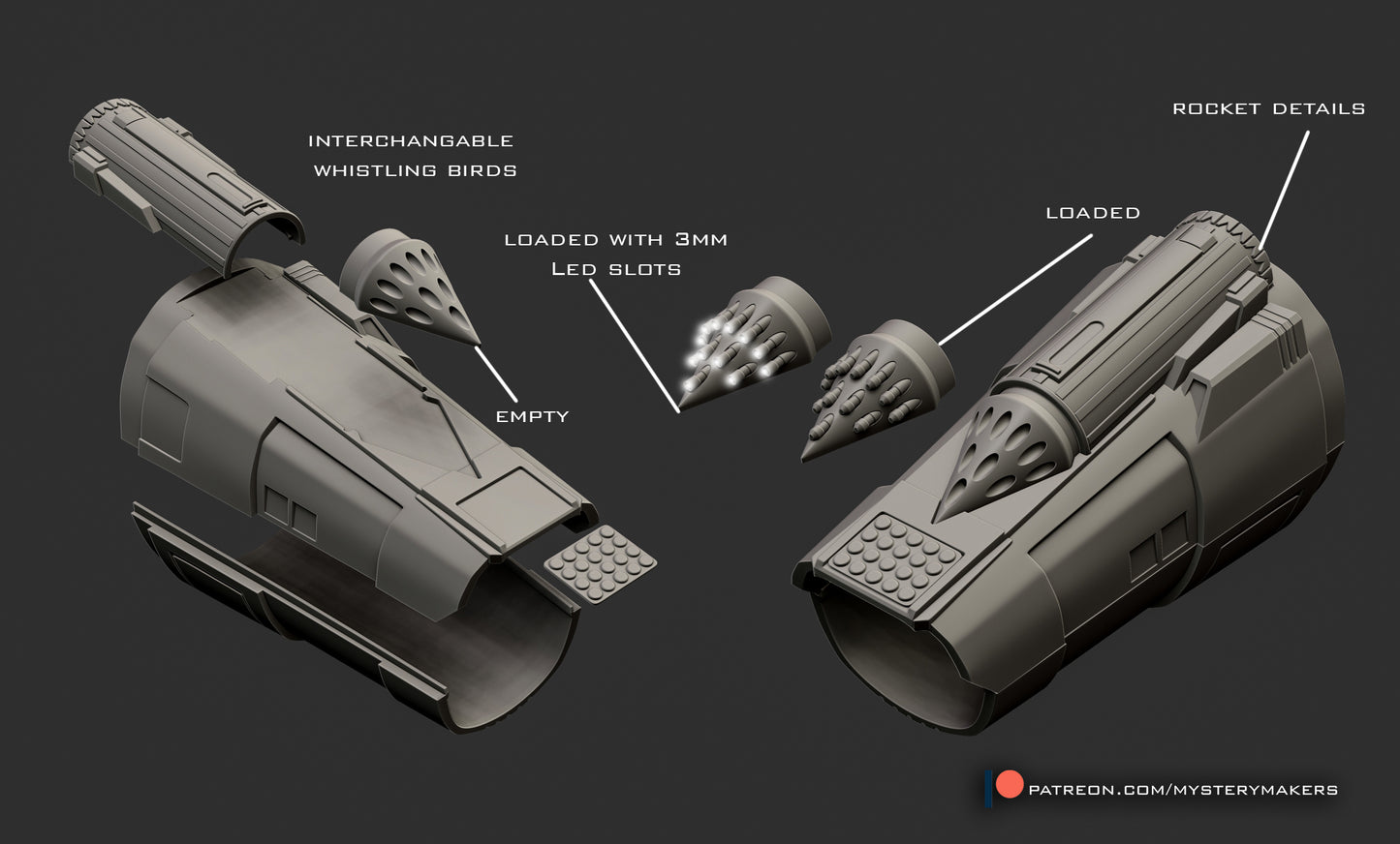 Bo Katan Gauntlet Left - DIY Raw Print
