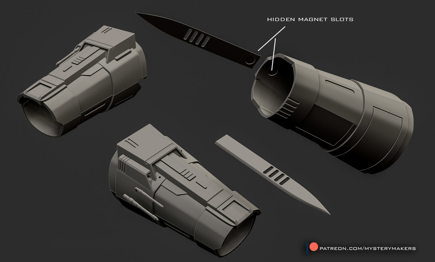 Bo Katan Gauntlet Right - DIY Raw Print