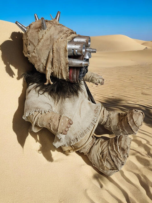 Handcrafted Raider Plush Doll, 20" Weathered Prop