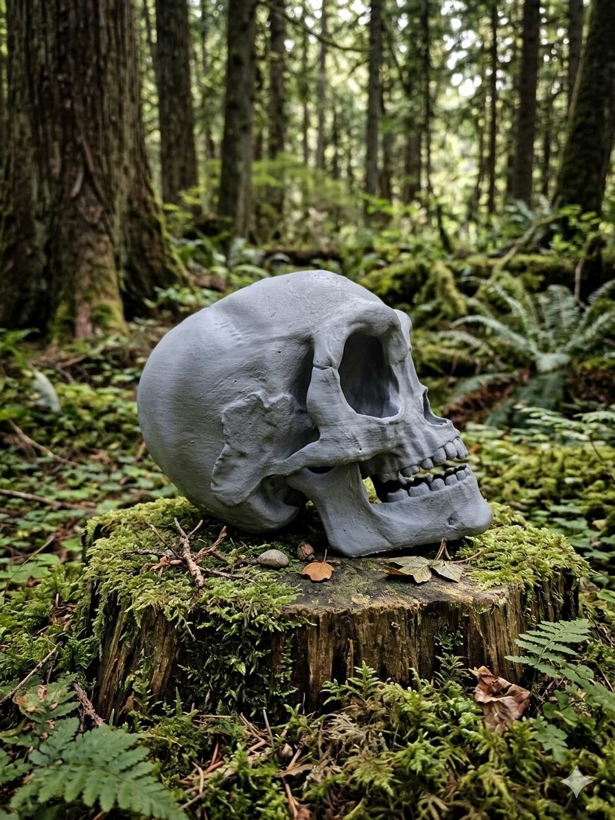 Lifesized Ewok Skull - DIY Raw Print