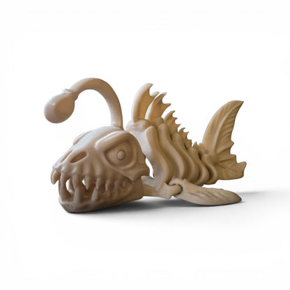 Articulated Skeletal Anglerfish Toy