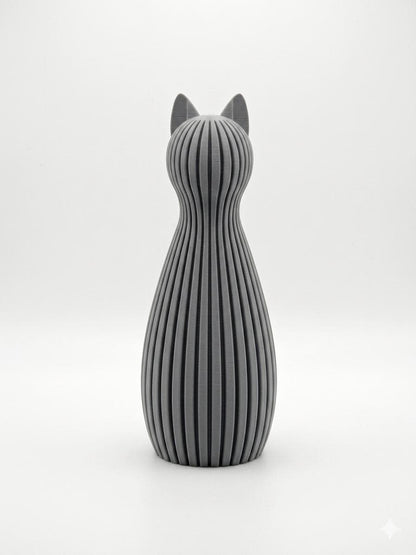 Adorable Japandi Cat Figure
