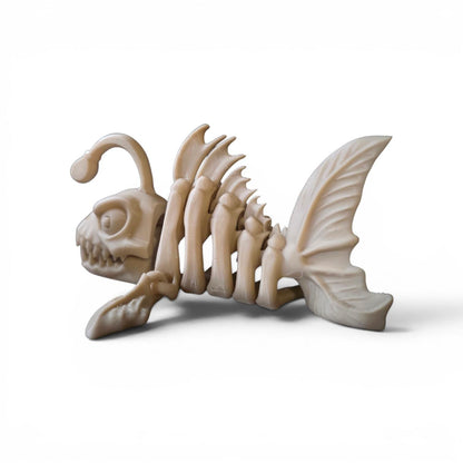 Articulated Skeletal Anglerfish Toy